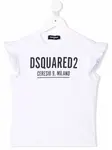 Футболка с логотипом Dsquared2 Kids, белый - фото