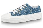 Кроссовки LOUIS VUITTON Lv Stellar Low Top Denim Blue Women's - фото