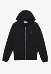 Толстовка Pier One Zip-up sweatshirt, True Black/Black - фото 4