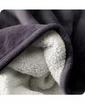 Флисовое одеяло из шерпы Bare Home, фиолетовый - фото 7