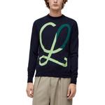 Свитер L Intarsia Wool LOEWE, синий - фото 6