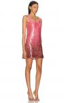 Мини-платье Alayna Simkhai, Sorbet Sequin - фото 2