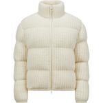 Пуховик женский белый Moncler - фото