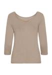 Топ Fransa DOTTA TEE, Desert Taupe/Taupe - фото 7