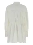 Хлопковое платье-рубашка BALENCIAGA, белый - фото 2