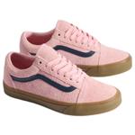 Кроссовки Vans Old Skool Hairy 'Pink Navy' - фото 2