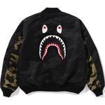 A BATHING APE Куртка Bape Shark MA 1, Black - фото 6