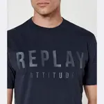 Футболка стандартного кроя Replay, синий - фото 4