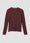 s.Oliver Лонгслив в цвете бордо - фото 2