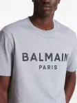 Футболка с принтом Balmain, серый - фото 5