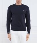 Свитшот мужской Boss Green с окантовкой, синий - фото