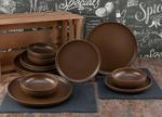 Обеденный сервиз уно Creatable, коричневый - фото 2