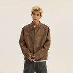 NANDCHN Кожаная куртка унисекс, Blue - фото 10