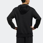 Толстовка мужская черная Adidas, черный - фото 4