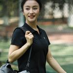 Футболка поло женская черная BMAI - фото 4