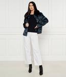 Блуза женская Armani Exchange с вырезом, черный - фото 2