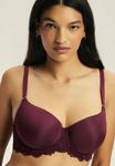 Бюстгальтер ESOTIQ Underwired bra, Purple/Cognac - фото 4
