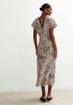 Платье New Look LEOPARD PRINT SATIN BIAS CUT MIDI , Brown Pattern/Brown - фото 2