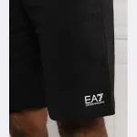 Шорты свободного кроя Ea7, черный - фото 3