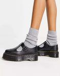 Черные туфли Dr Martens Bethan Quad mary jane - фото
