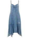 MOSCHINO JEANS джинсовое платье миди, синий - фото