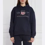 Толстовка обычного кроя Gant, синий - фото