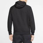 Толстовка Nike Sportswear Swoosh Men's French Terry Pullover, черный - фото 4