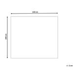 Одеяло Beliani, 200x220 см, серый - фото 3