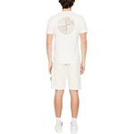 Футболка Compass Printed Crewneck STONE ISLAND, белый - фото 5