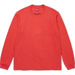 Футболка Supreme с длинными рукавами и вышитым воротником, цвет хаки - фото