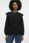 Блуза Vero Moda VMTRINE, Black - фото 5