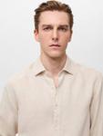 Рубашка Parrot Linen Regular Fit Mango, Beige - фото 6