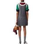 Мини-платье grisaille MIU MIU, серый - фото 4