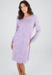Ночная рубашка Damart, Violet Fleuri - фото