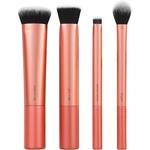 Набор кистей для макияжа Face Base для консилера, тонального крема и контурирующей пудры — набор из 4 предметов, Real Techniques - фото