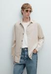 Куртка Massimo Dutti REGULAR FIT OVERSHIRT , Beige - фото