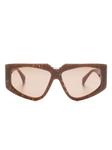 Солнцезащитные очки Glimpse Max Mara Eyewear, коричневый - фото