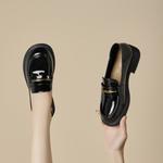 Лоферы женские с низким верхом Gemeiq, черный - фото 5