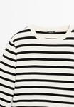 Топ Massimo Dutti STRIPED 3/4 LENGHT SLEEVES, Beige - фото 6