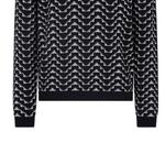 Свитер Eagle jacquard EMPORIO ARMANI, синий - фото 4