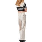 Брюки с поясом MIU MIU, нейтрального цвета - фото 4