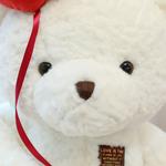 Плюшевая кукла Balloon Bear высотой 37 см OLOEY, белый - фото 3