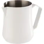 Молочник APS, 0,75 л, универсальный кувшин, нержавеющая сталь, белый - фото 2