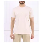 Футболка стандартного кроя Ea7, бежевый - фото