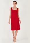 Платье-футляр SLIM FIT LELA, красный - фото 4
