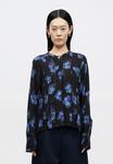 Блуза rag & bone ARDEN PRINTED PLEATED, Dark Blue - фото 3