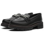 Лоферы женские черные Clarks - фото 3