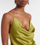 Атласный топ Y/Project, Evergreen Green - фото 4