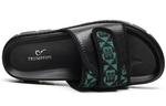 Шлепанцы мужские черный/зеленый Trumppipe - фото 4