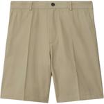 Хлопковые чинос шорты Burberry, хаки - фото